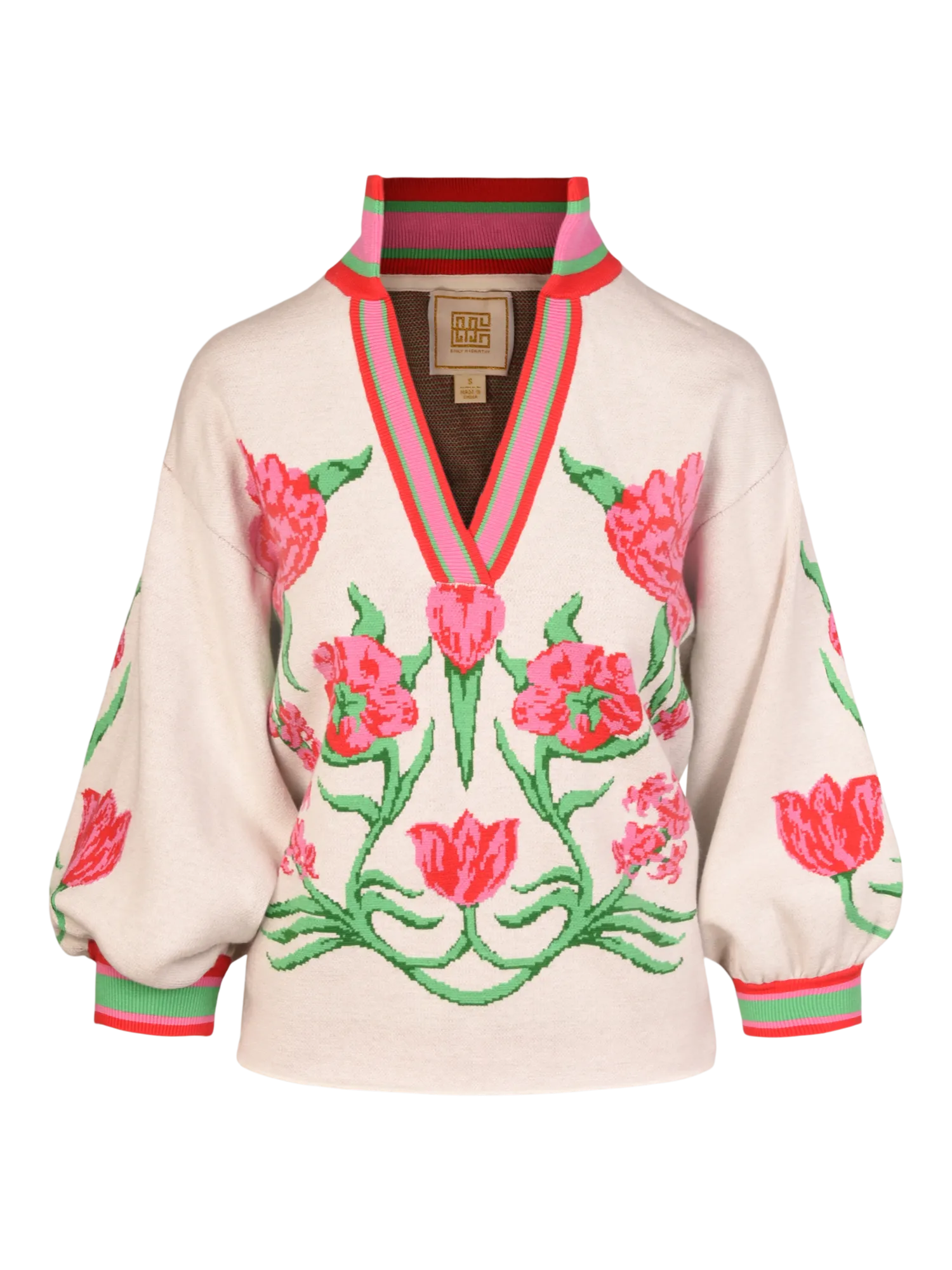 Garden Cheetah Lolli Sweater