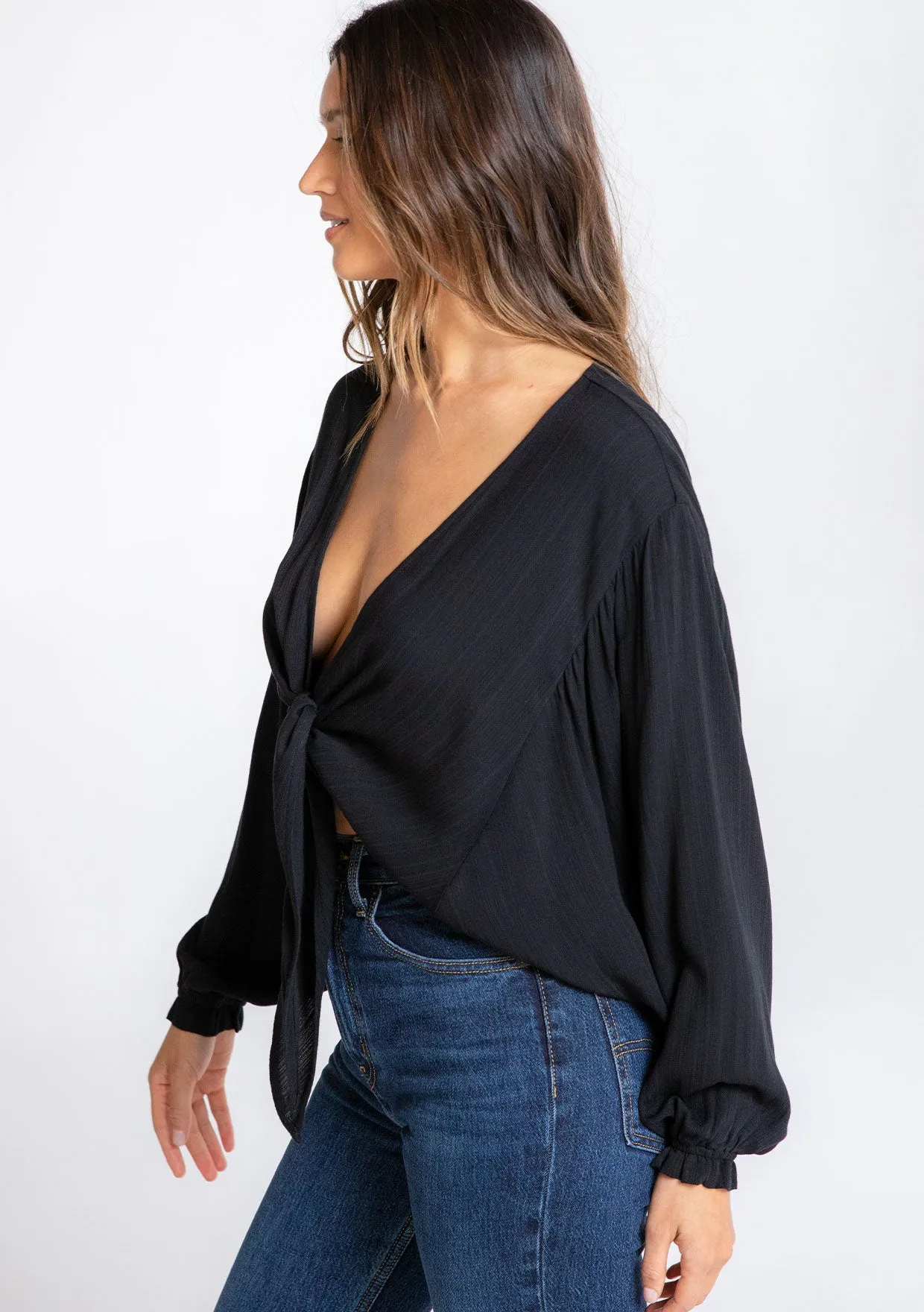 Gigi Tie Front Top