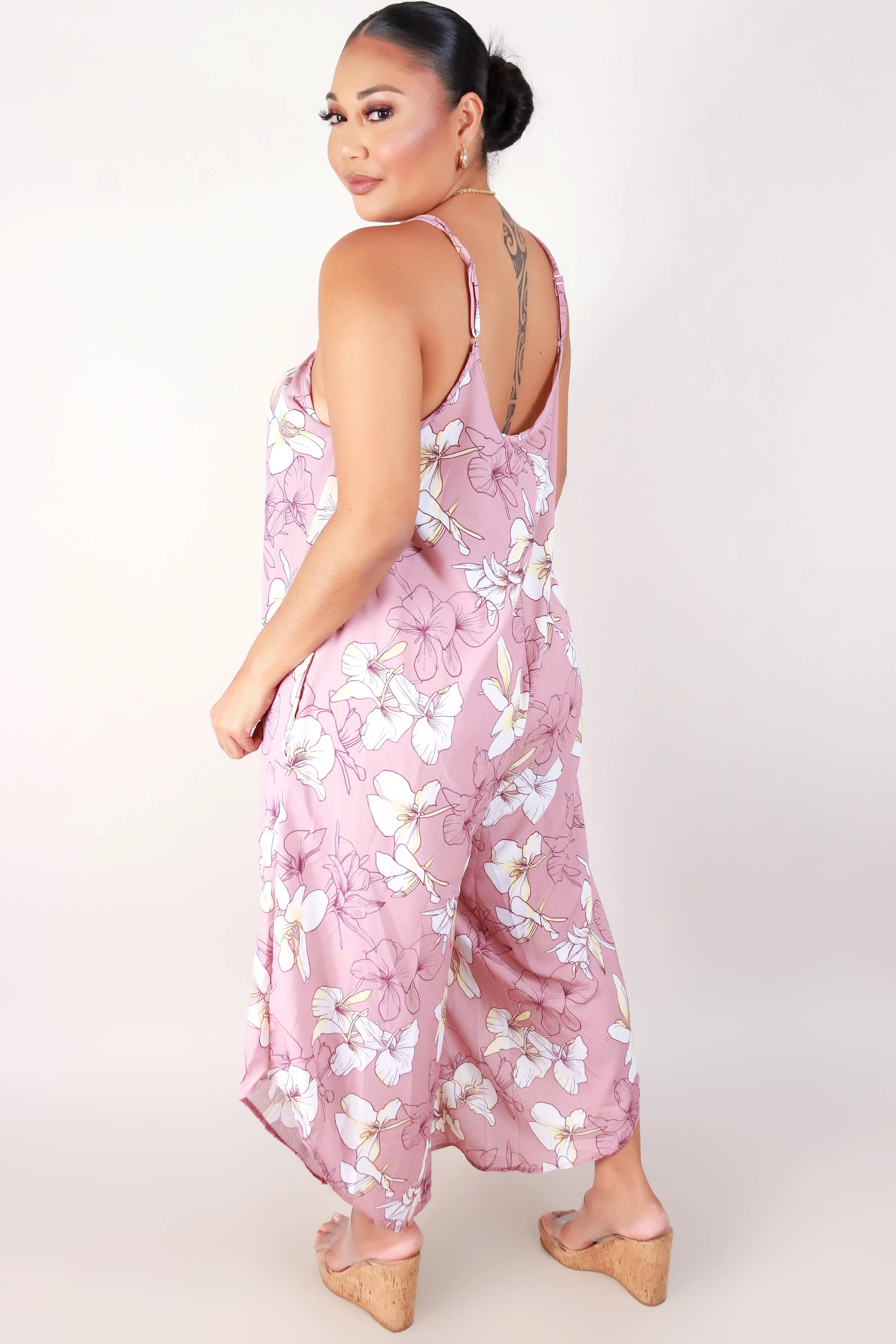 GINGER LILY NO WAIST JUMPSUIT