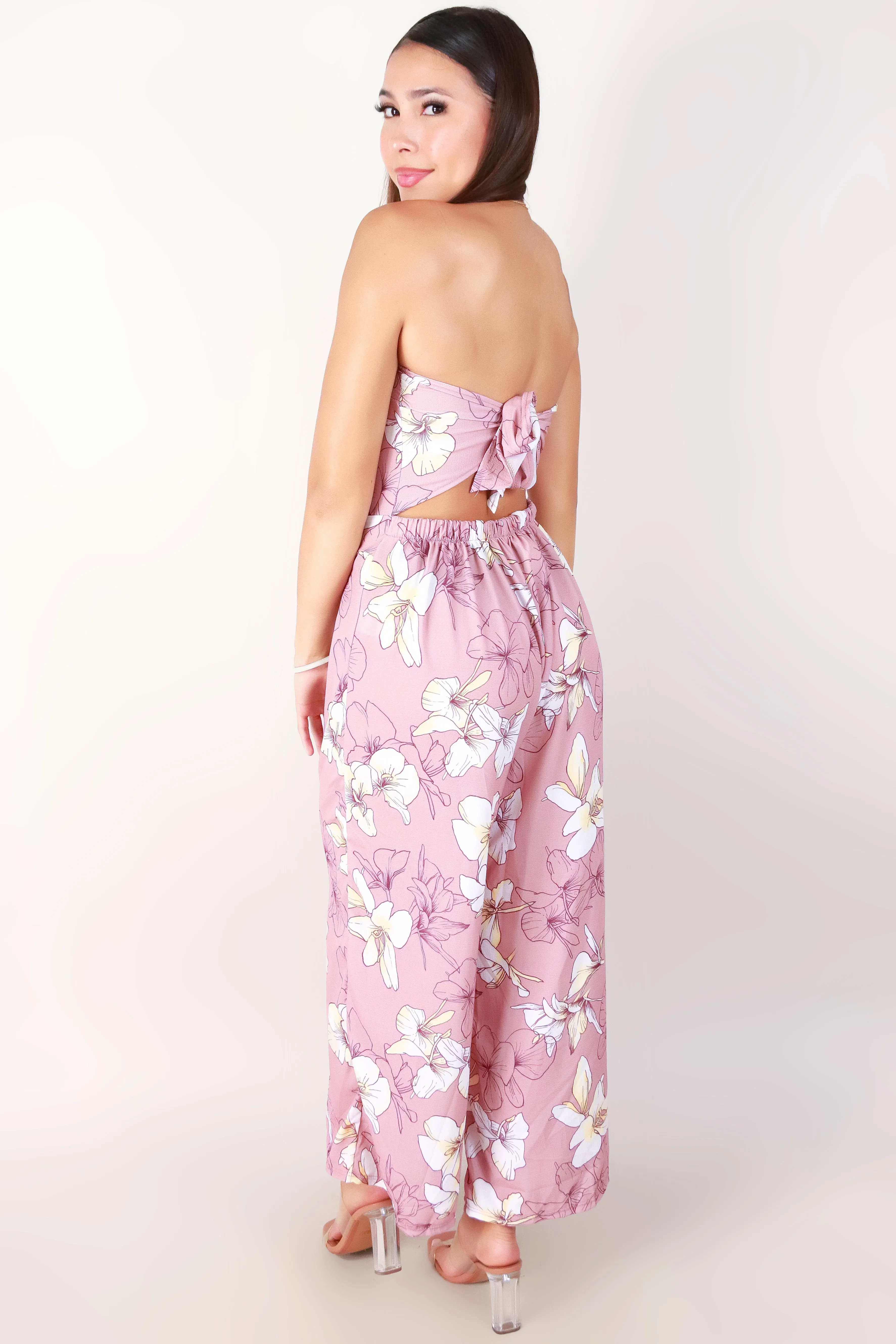 GINGER LILY TUBE JUMPSUIT