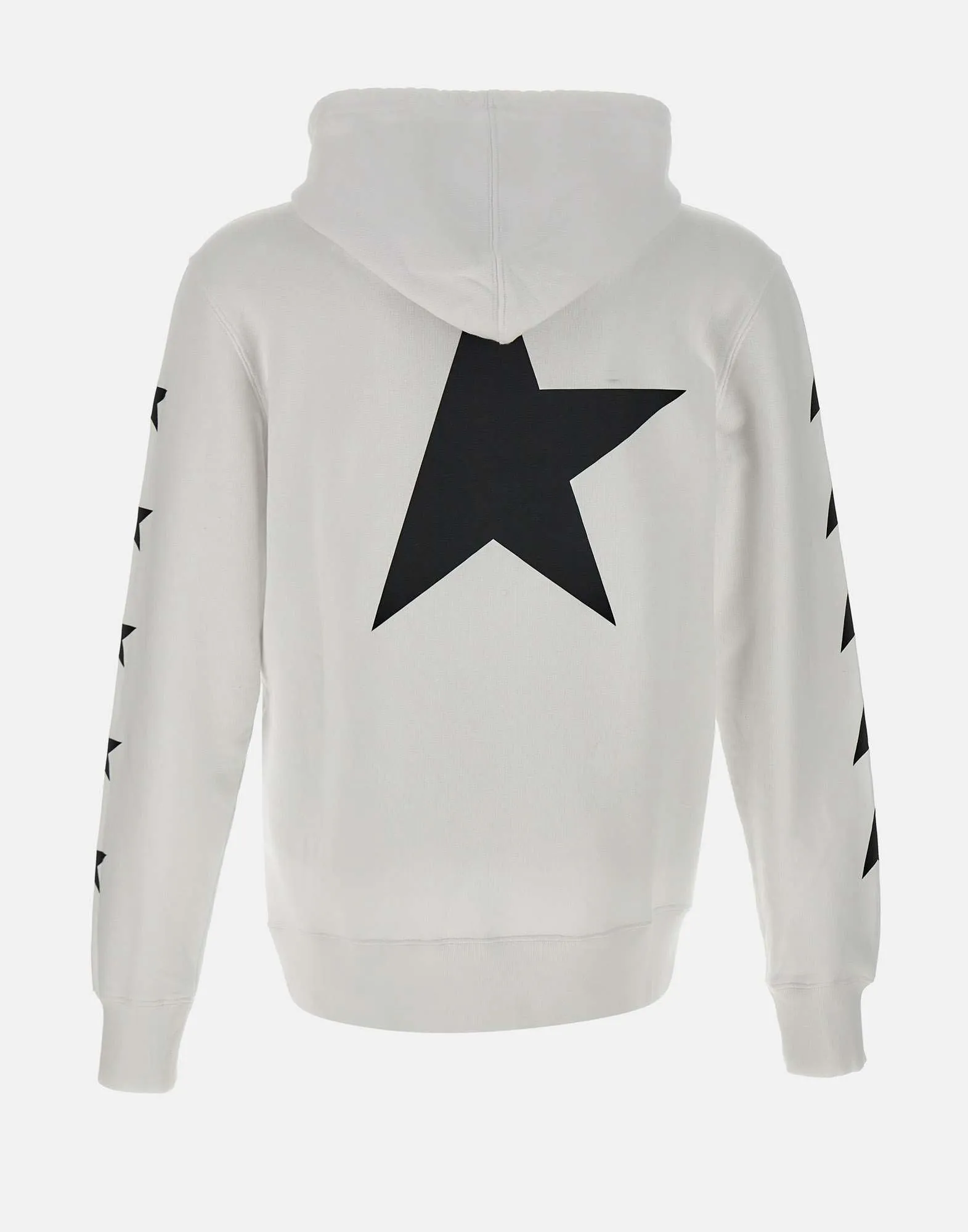 Golden Goose Alighiero Cotton Sweatshirt i vitt