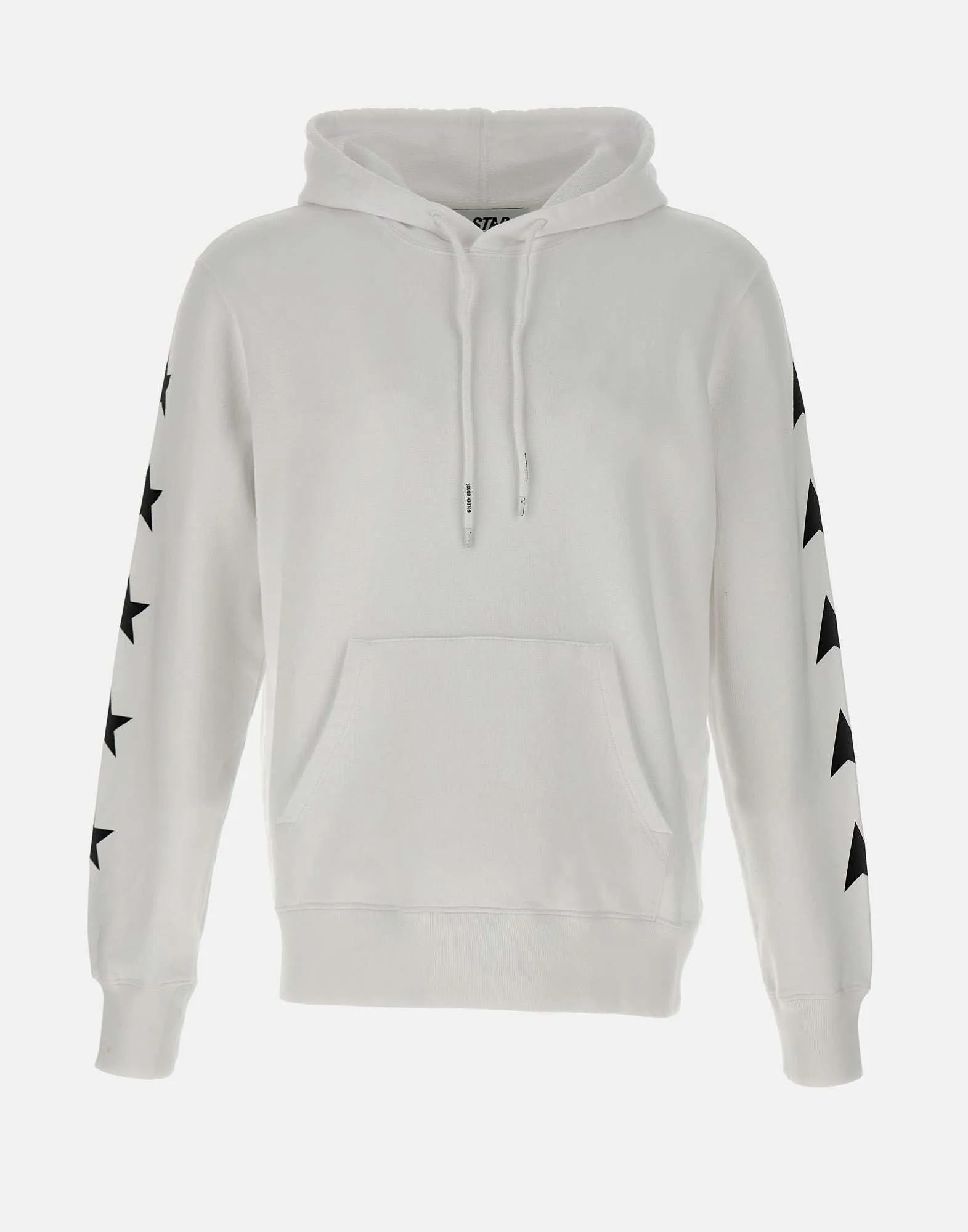 Golden Goose Alighiero Cotton Sweatshirt i vitt