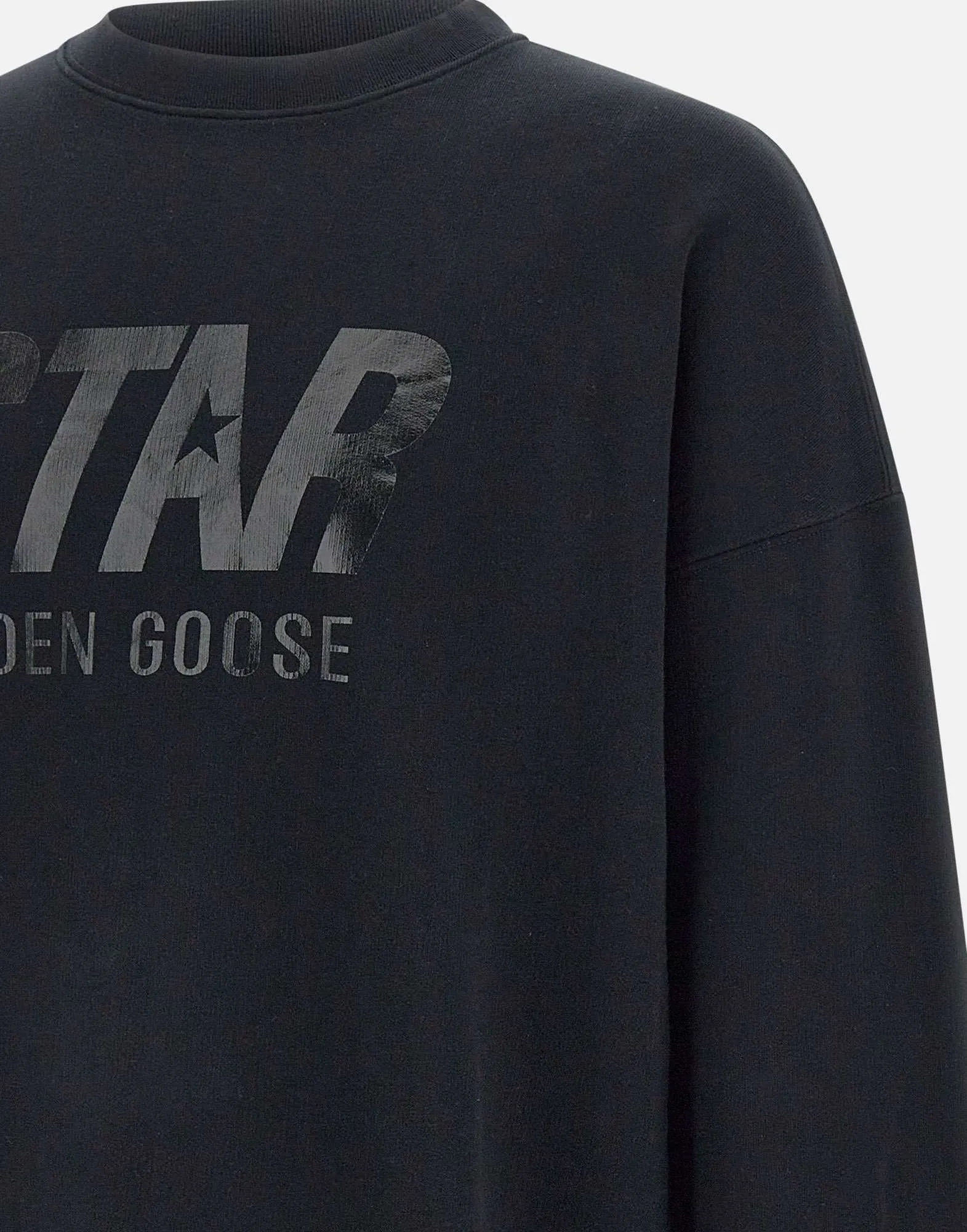 Golden Goose Boxi Haus bomullströja i svart