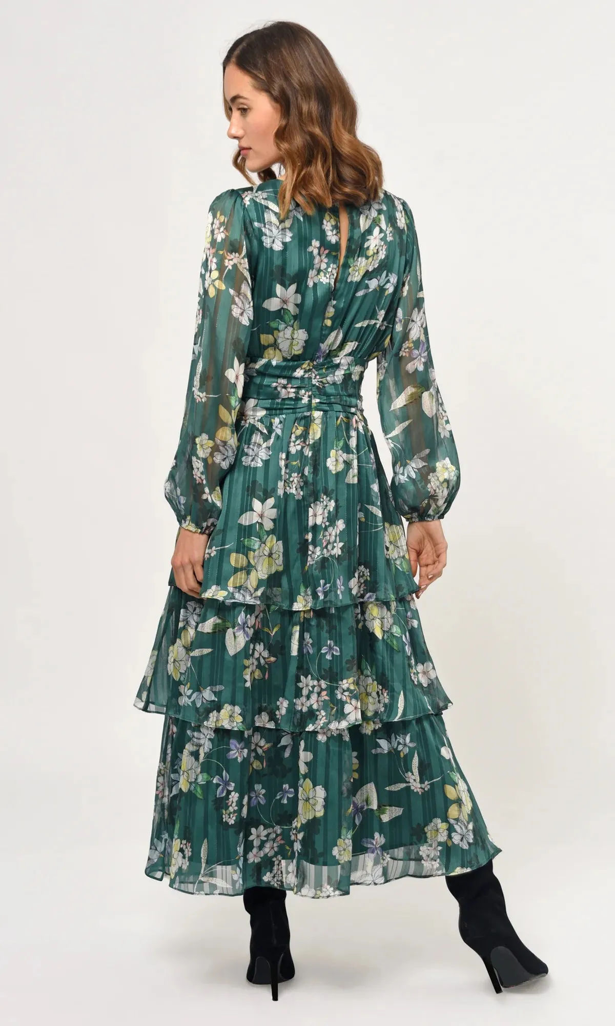 Greylin Victoria Tiered Maxi Dress