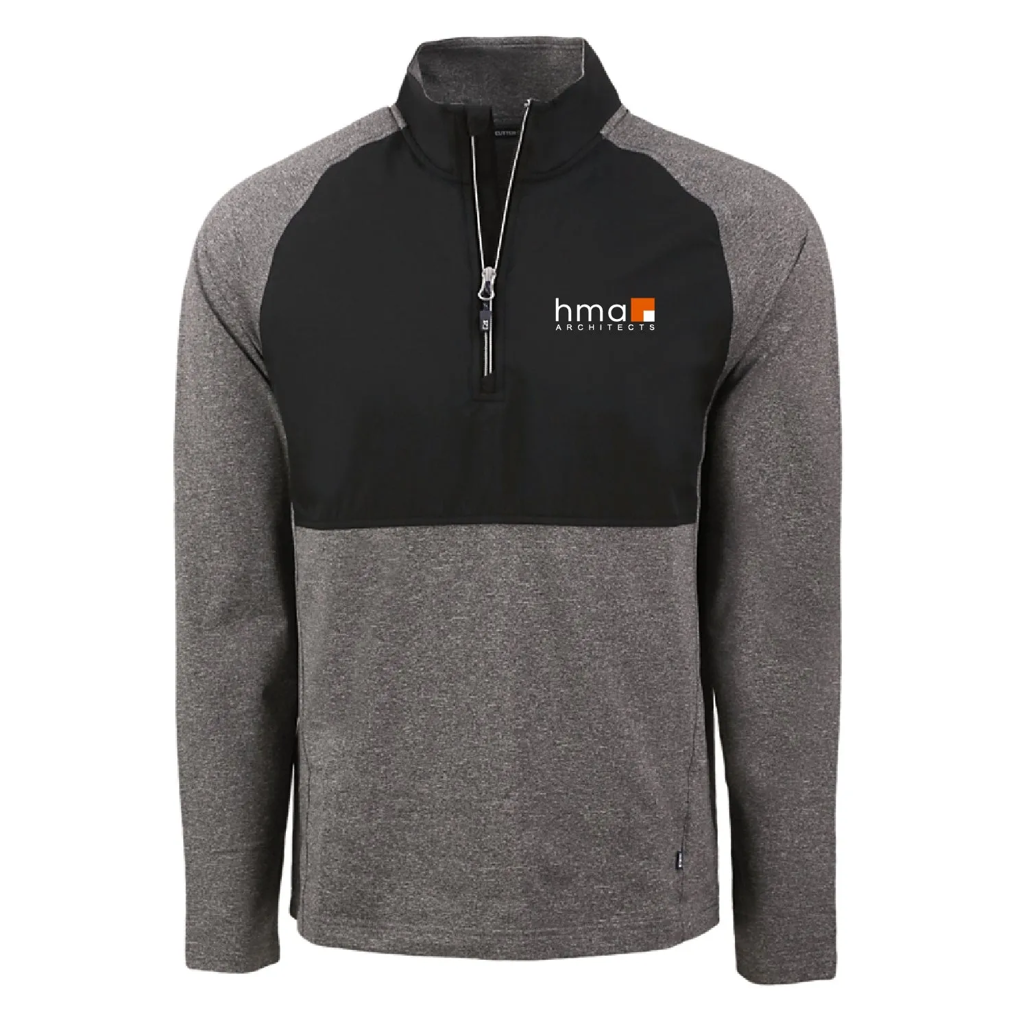 HMA Cutter & Buck Adapt Eco Knit Hybrid Recycled Mens Quarter Zip