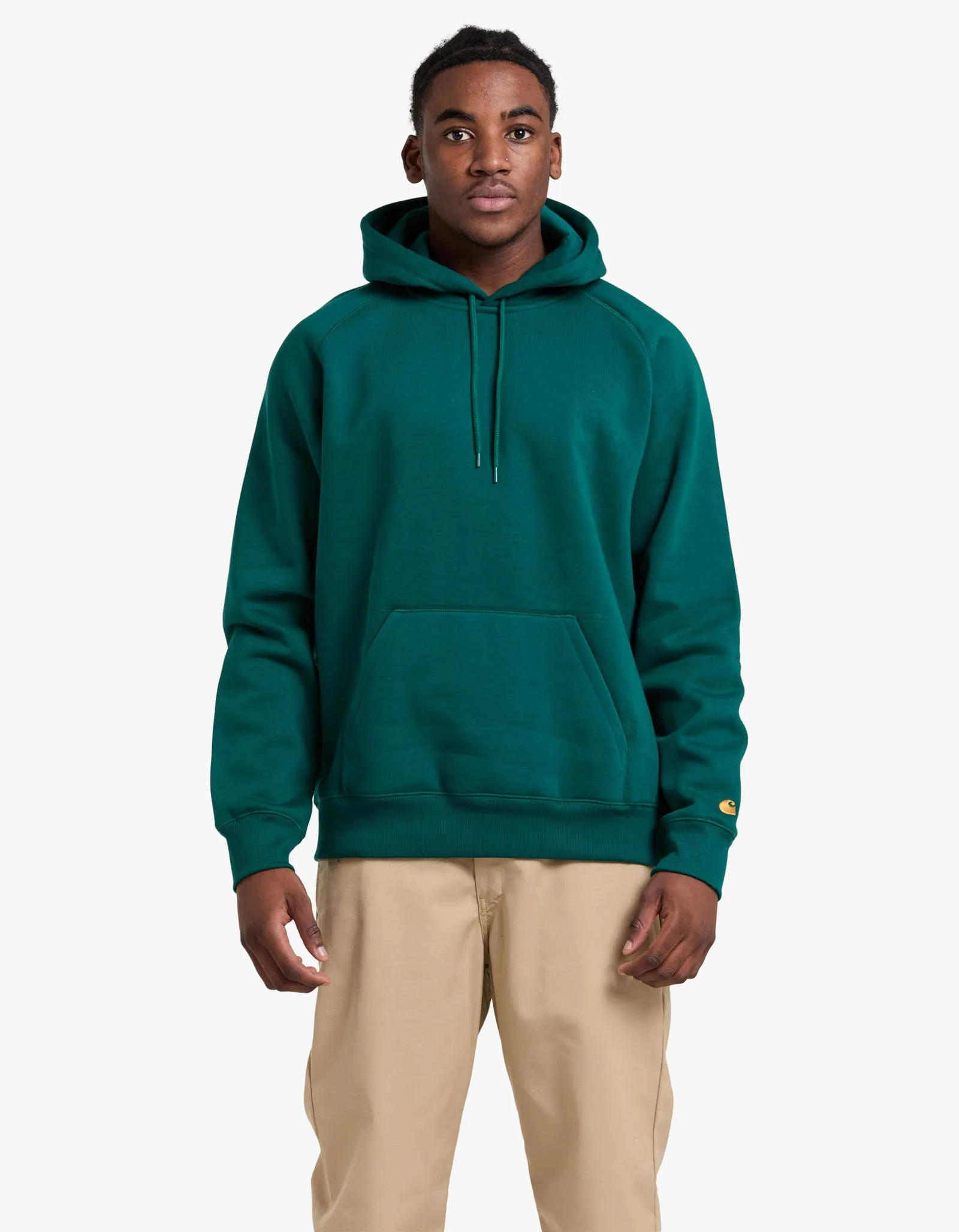 Hooded Chase Sweat - Chervil/Gold