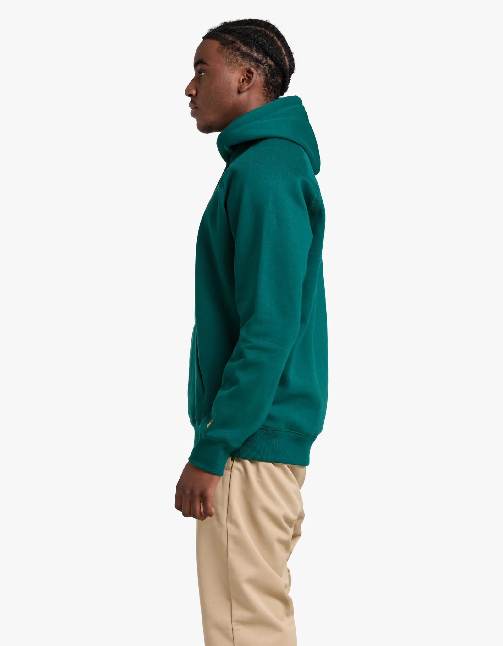 Hooded Chase Sweat - Chervil/Gold
