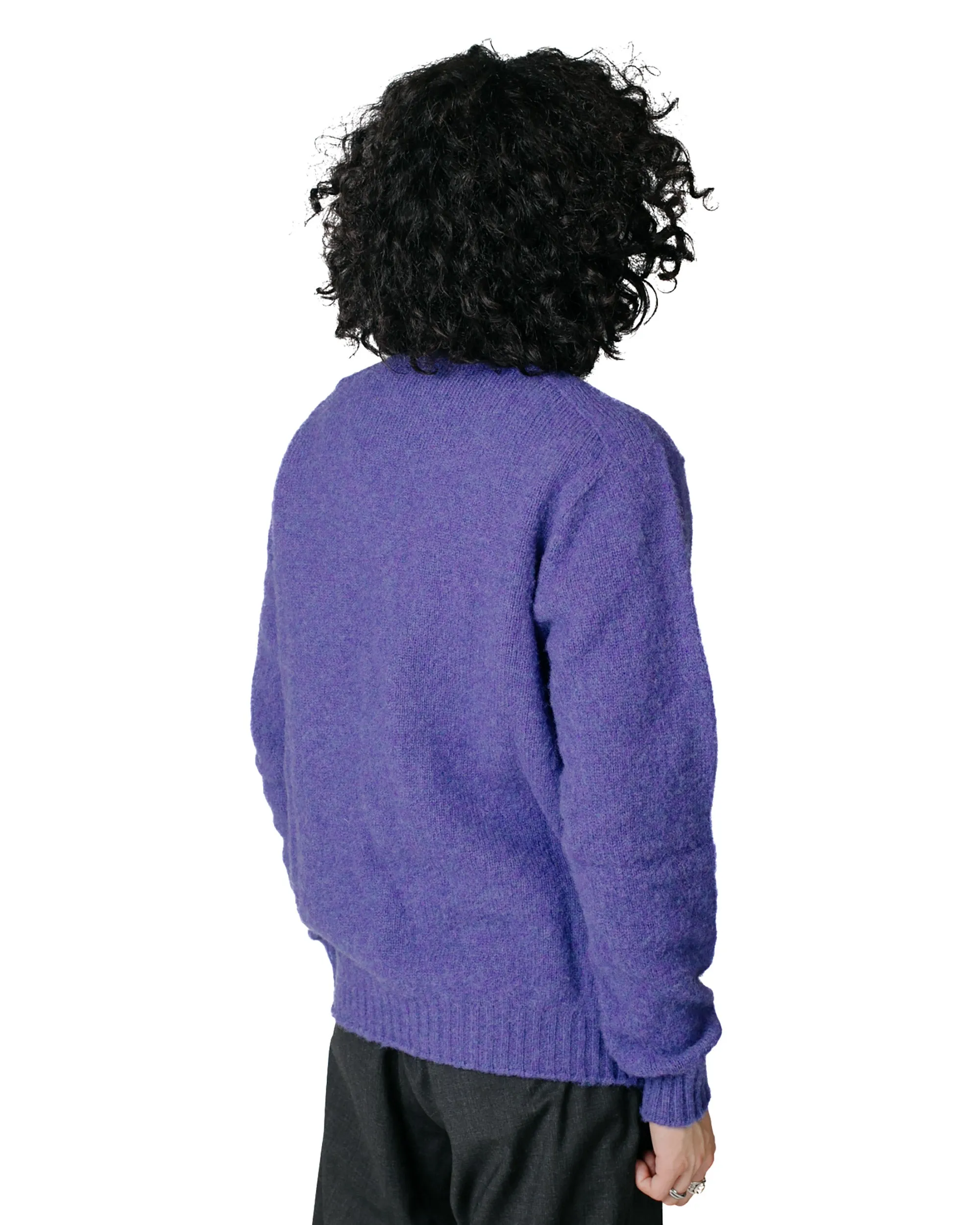 Howlin' Shaggy Bear V Neck Violet Dreams