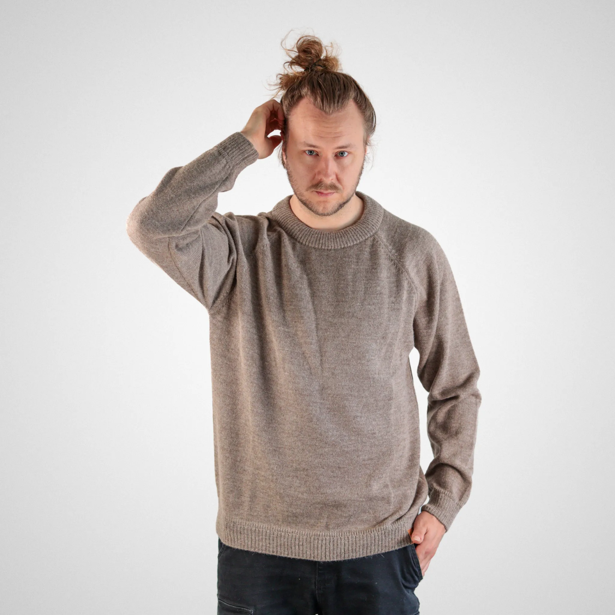 Hurma - 100% Alpakka crew neck villapaita