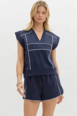Jersey Knit Short Set