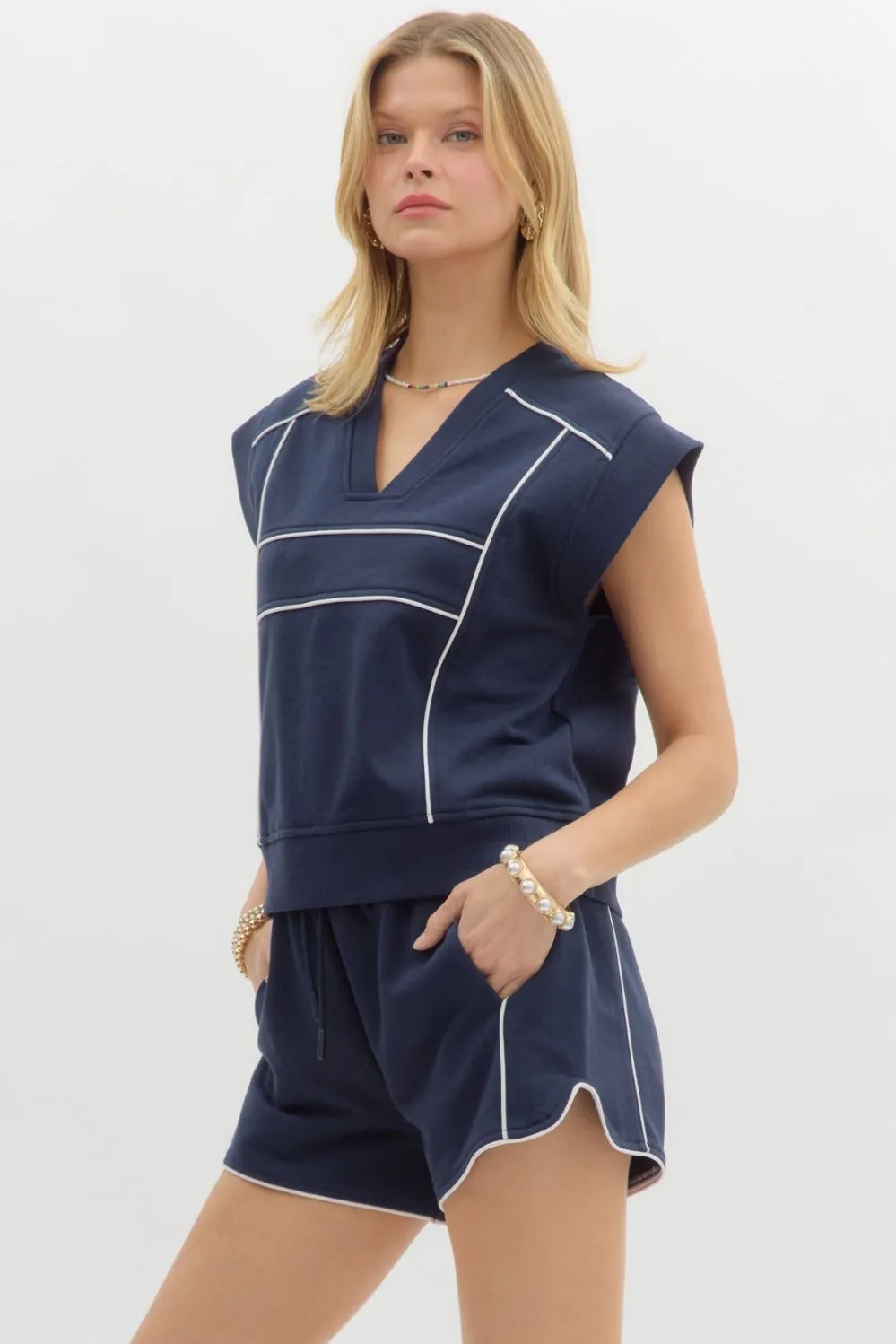 Jersey Knit Short Set