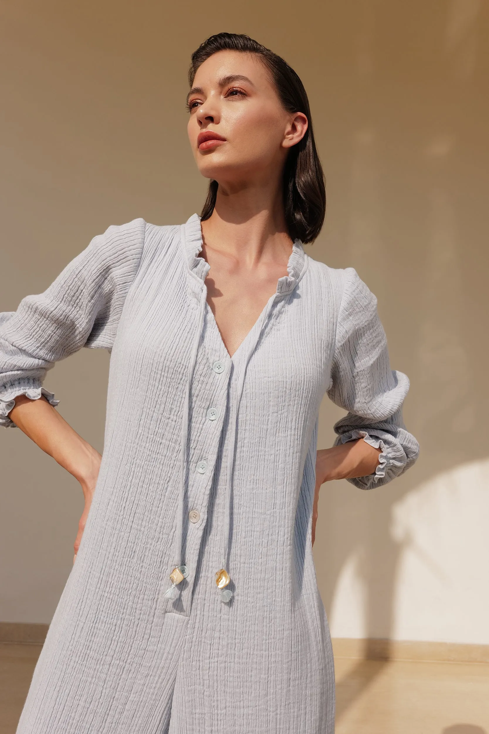 Kos Jumpsuit (Soft Blue)