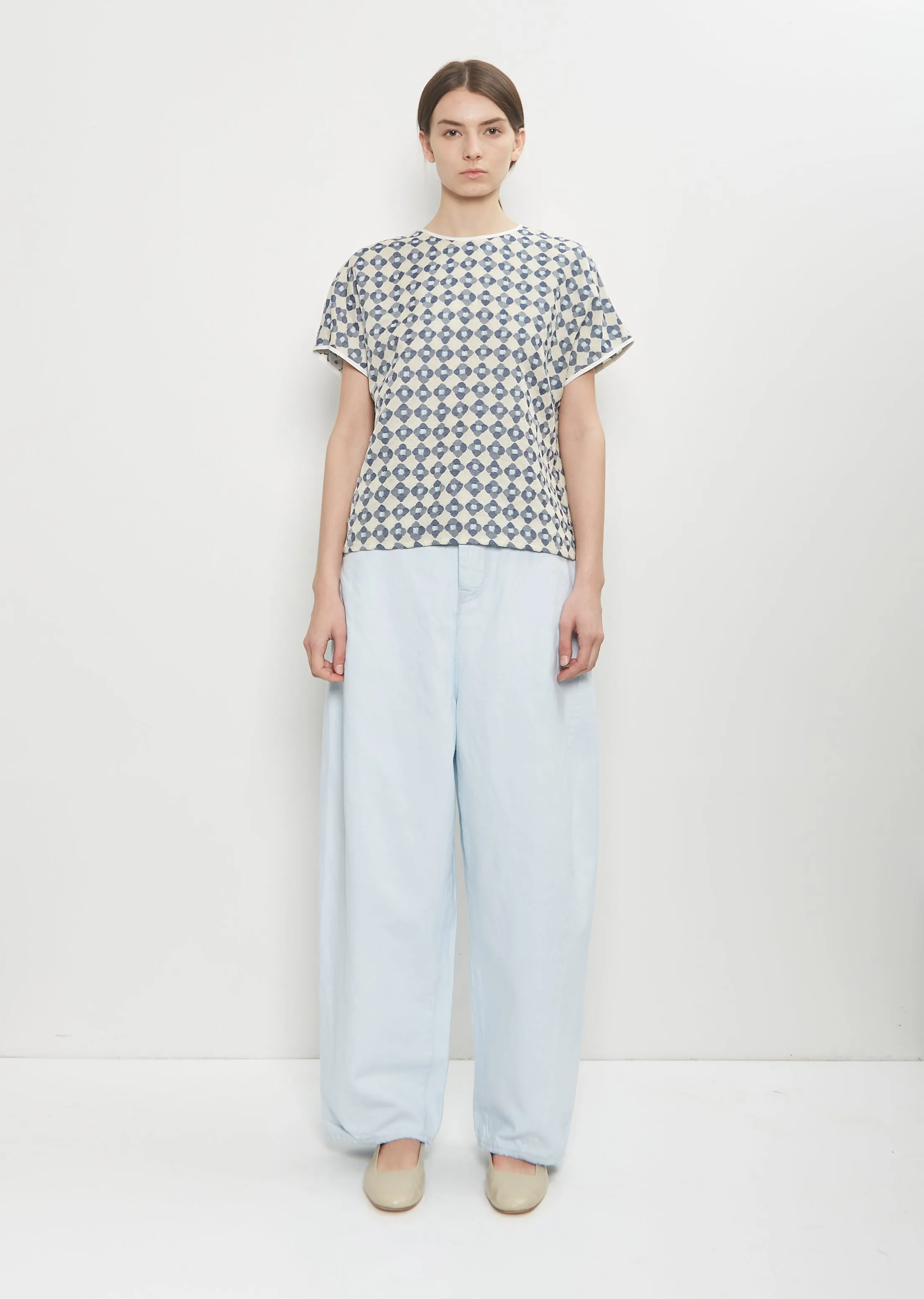 Kukku Kakku Cotton Silk Blouse — Ecru