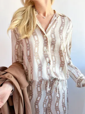 Ledger Gold Link Blouse