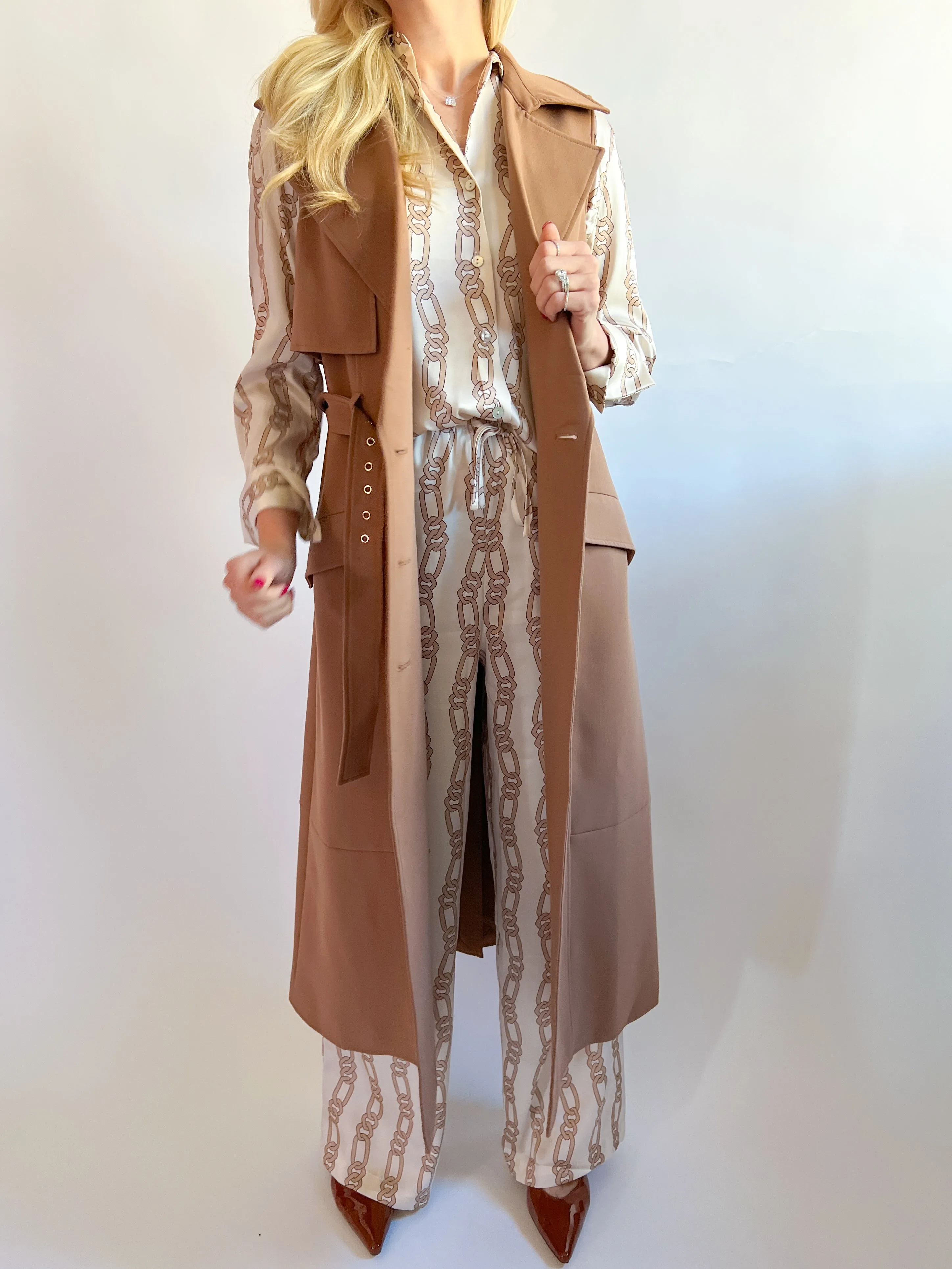 Ledger Gold Link Blouse