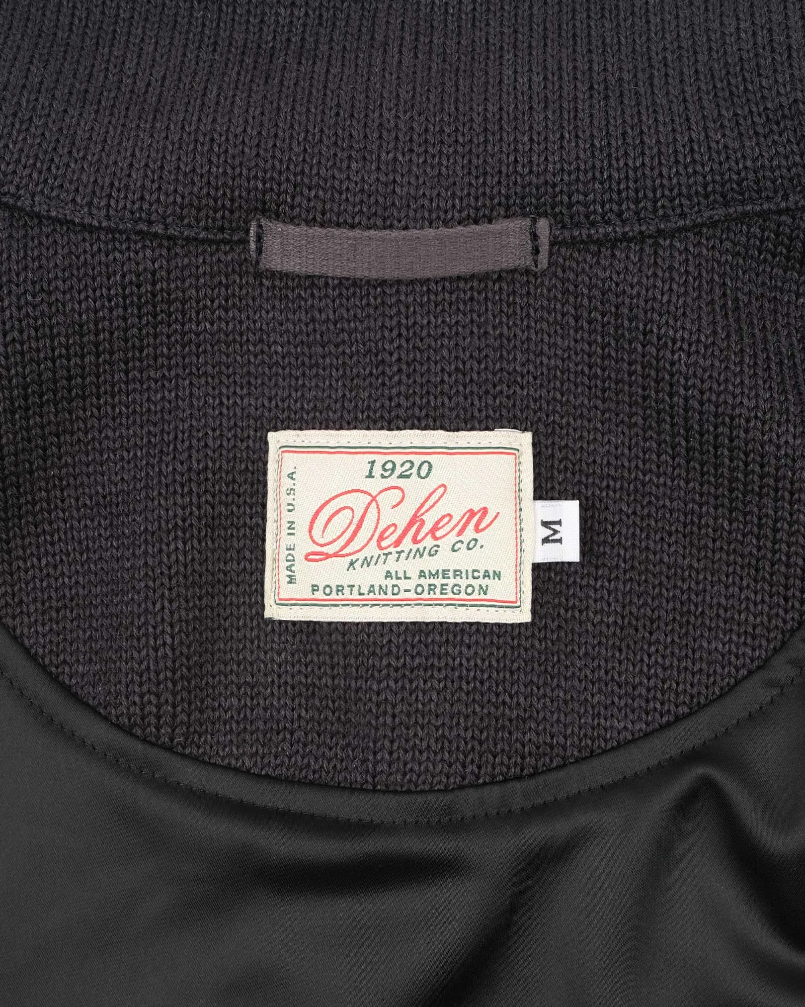 Lined Submariner Sweater Coat - Dark Charcoal