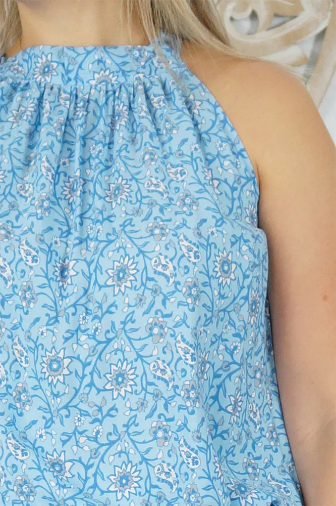 Long Chloe Dress "Alpine"