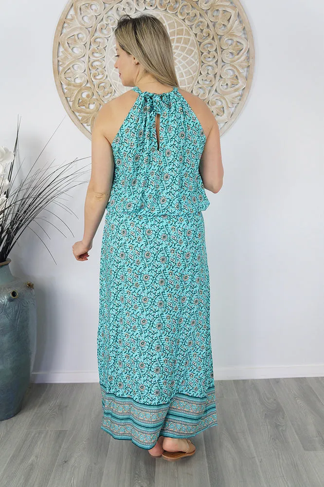 Long Chloe Dress "Alpine"