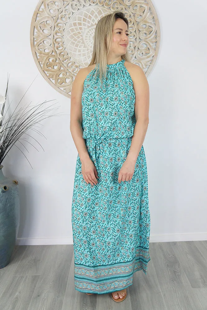Long Chloe Dress "Alpine"