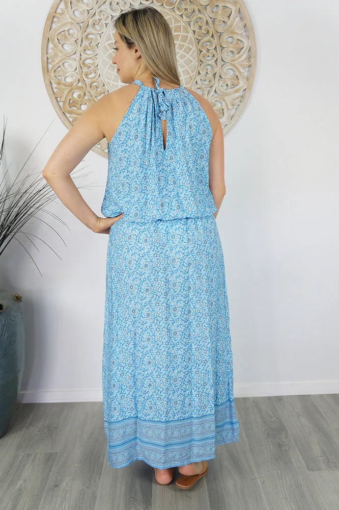 Long Chloe Dress "Alpine"