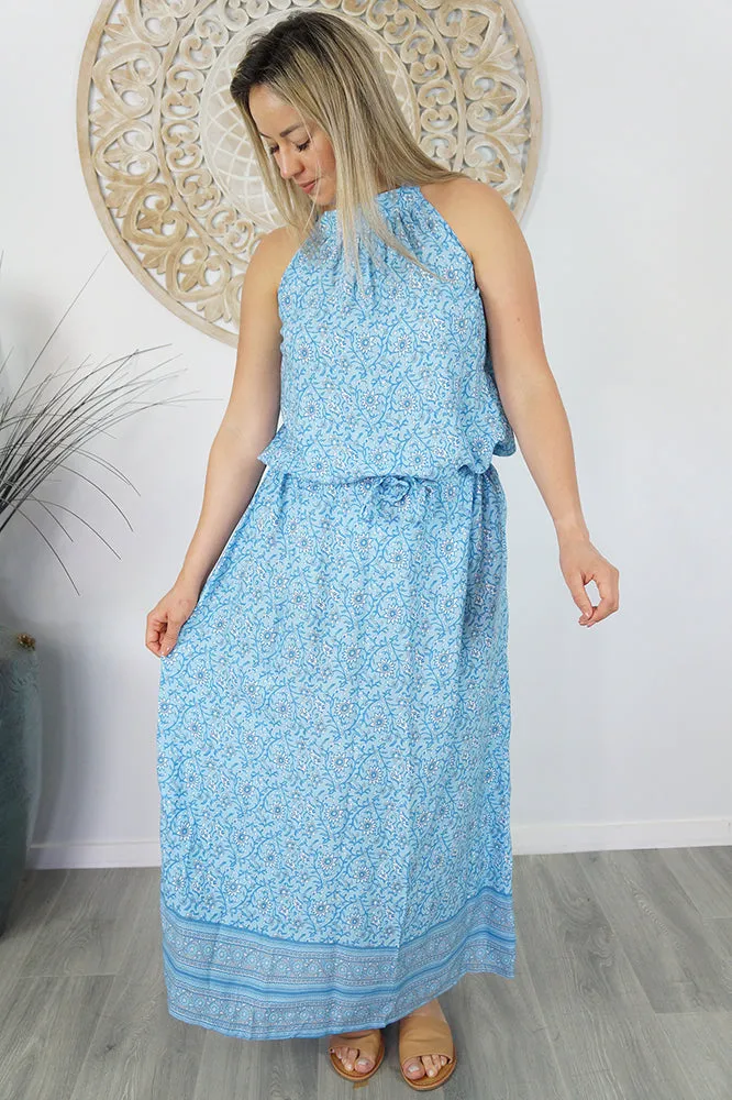 Long Chloe Dress "Alpine"