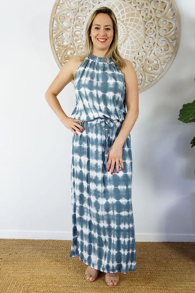 Long Chloe Dress "Shibori"