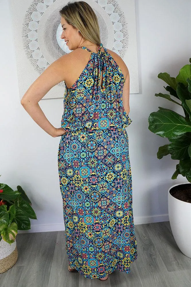 Long Chloe Dress "Tijuana"