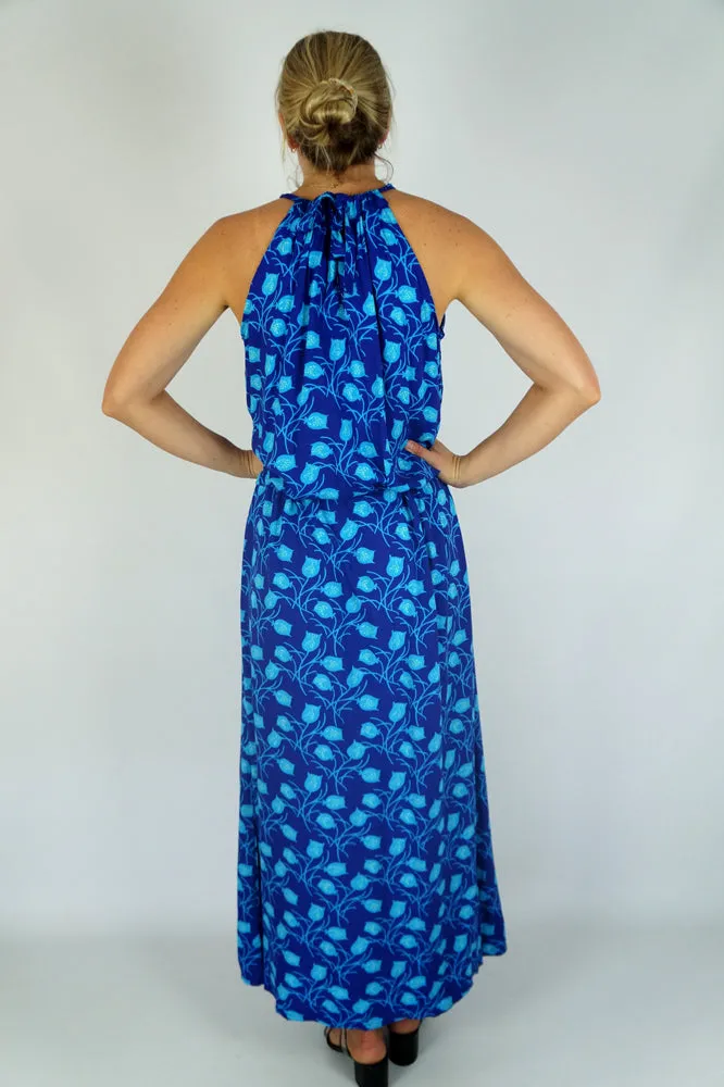 Long Chloe Dress "Tulips"