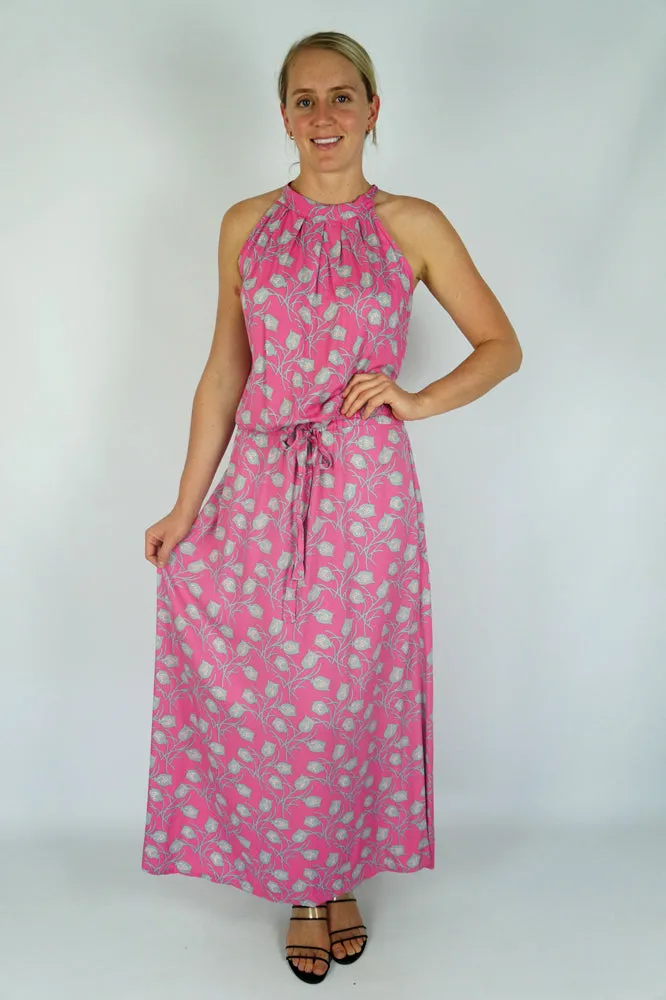 Long Chloe Dress "Tulips"