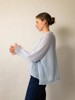 Luna Sheer Mohair Raglan