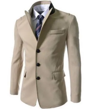 Men's Single Breasted Dress Jacket