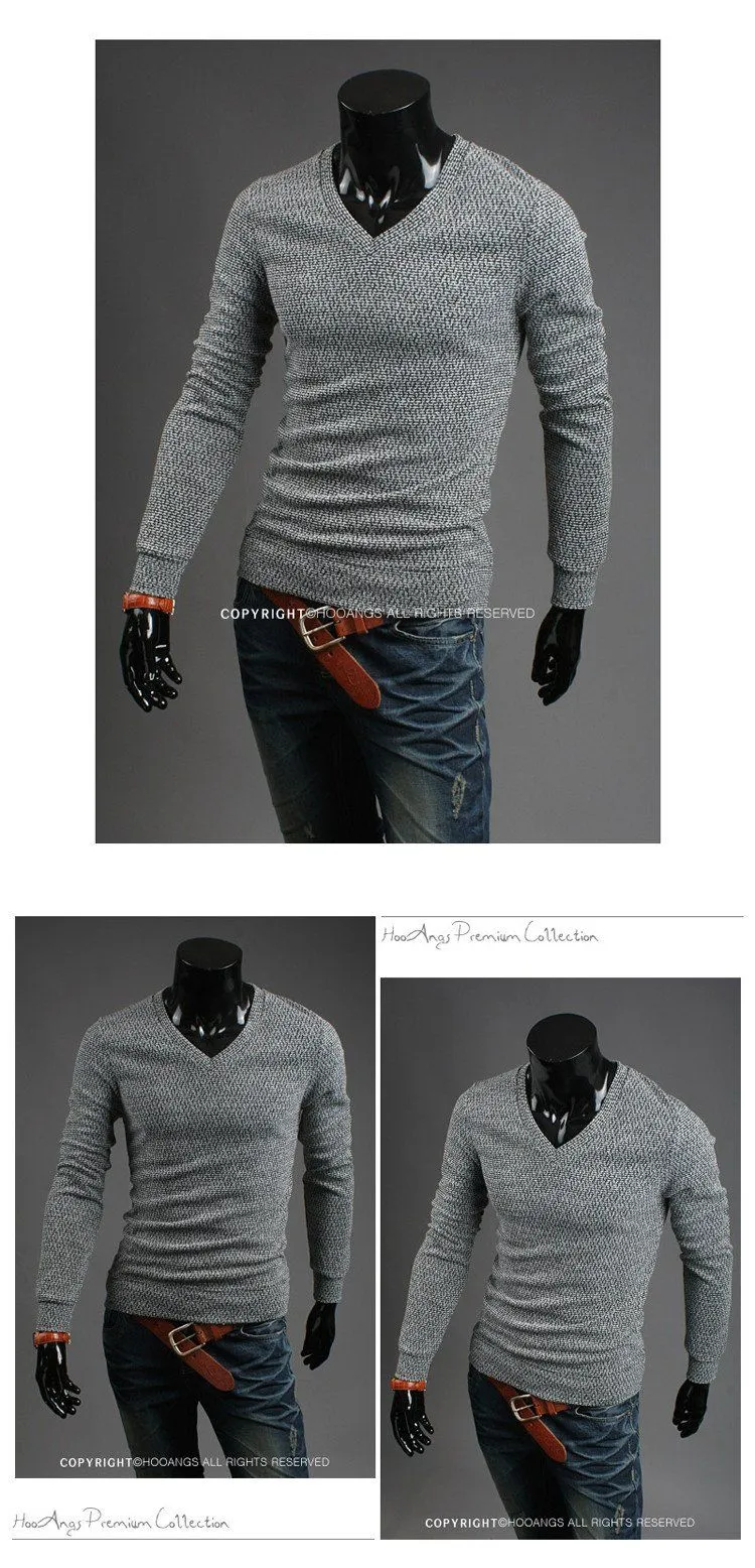 Men's V Neck Sweater
