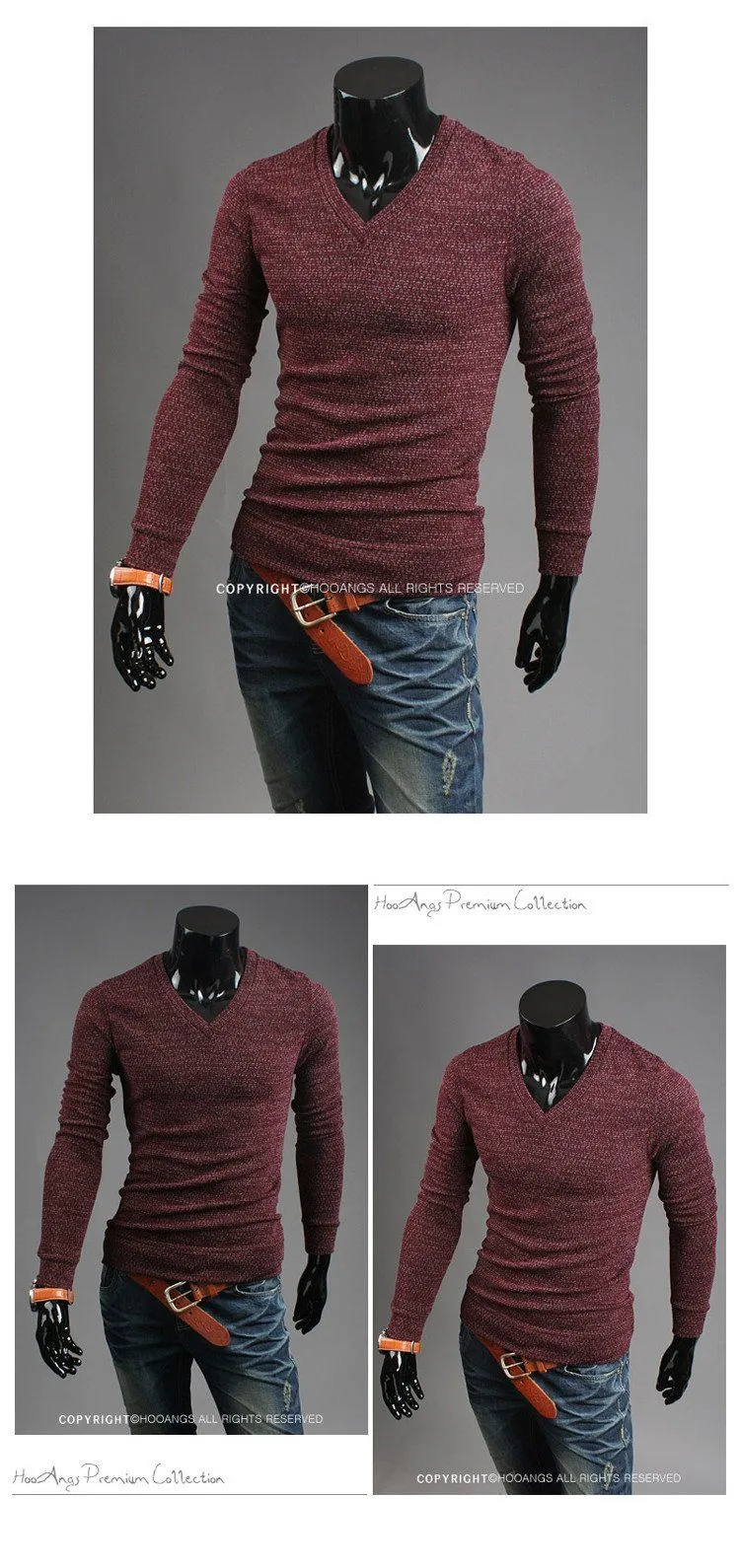 Men's V Neck Sweater