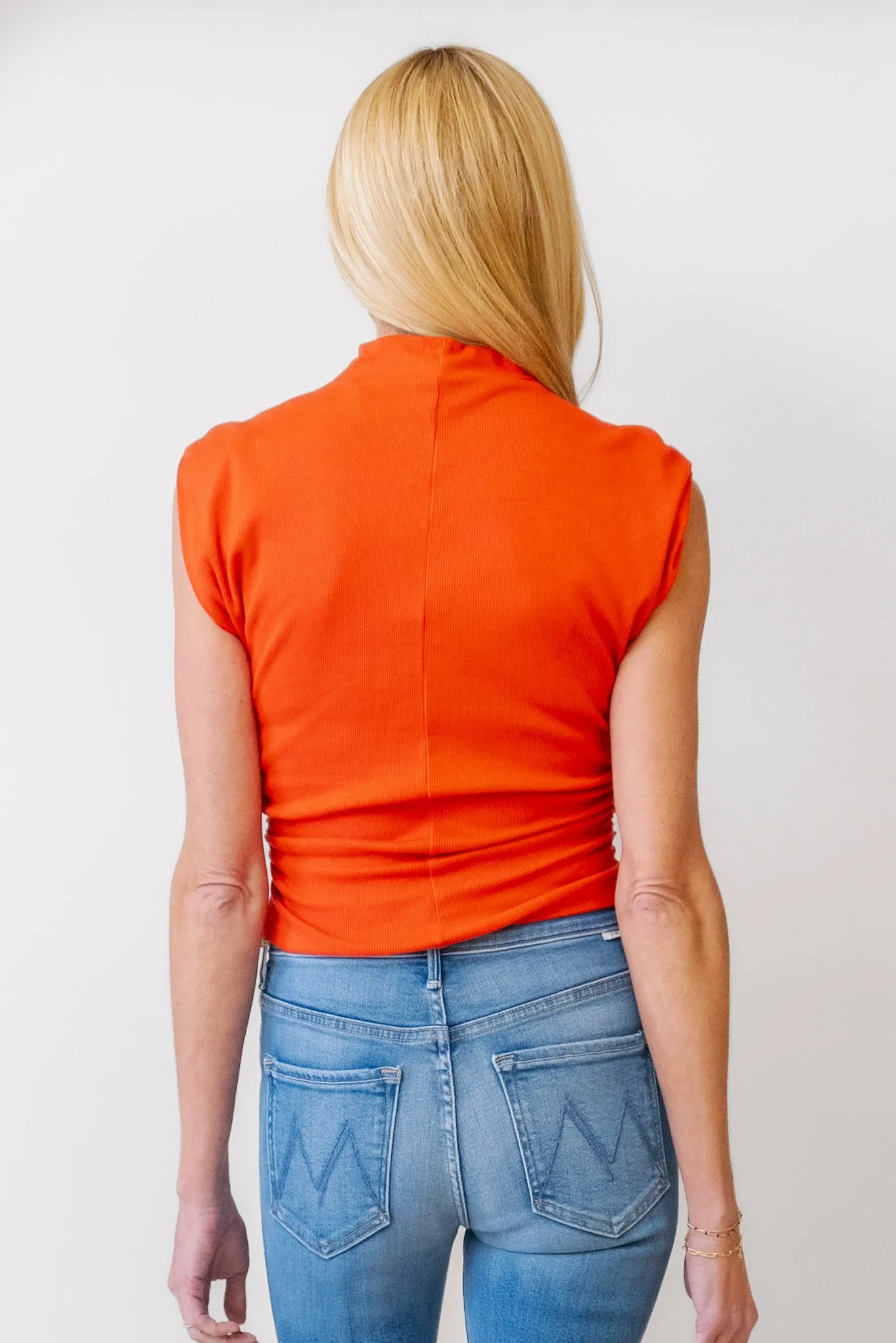 MICHAEL STARS Amara Power Shoulder Top