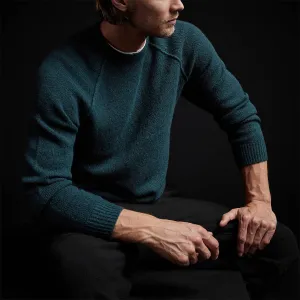 Mid Gauge Cashmere Sweatshirt - Seaweed