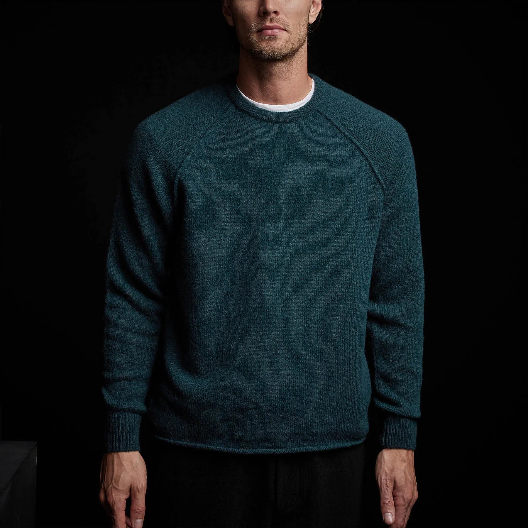 Mid Gauge Cashmere Sweatshirt - Seaweed