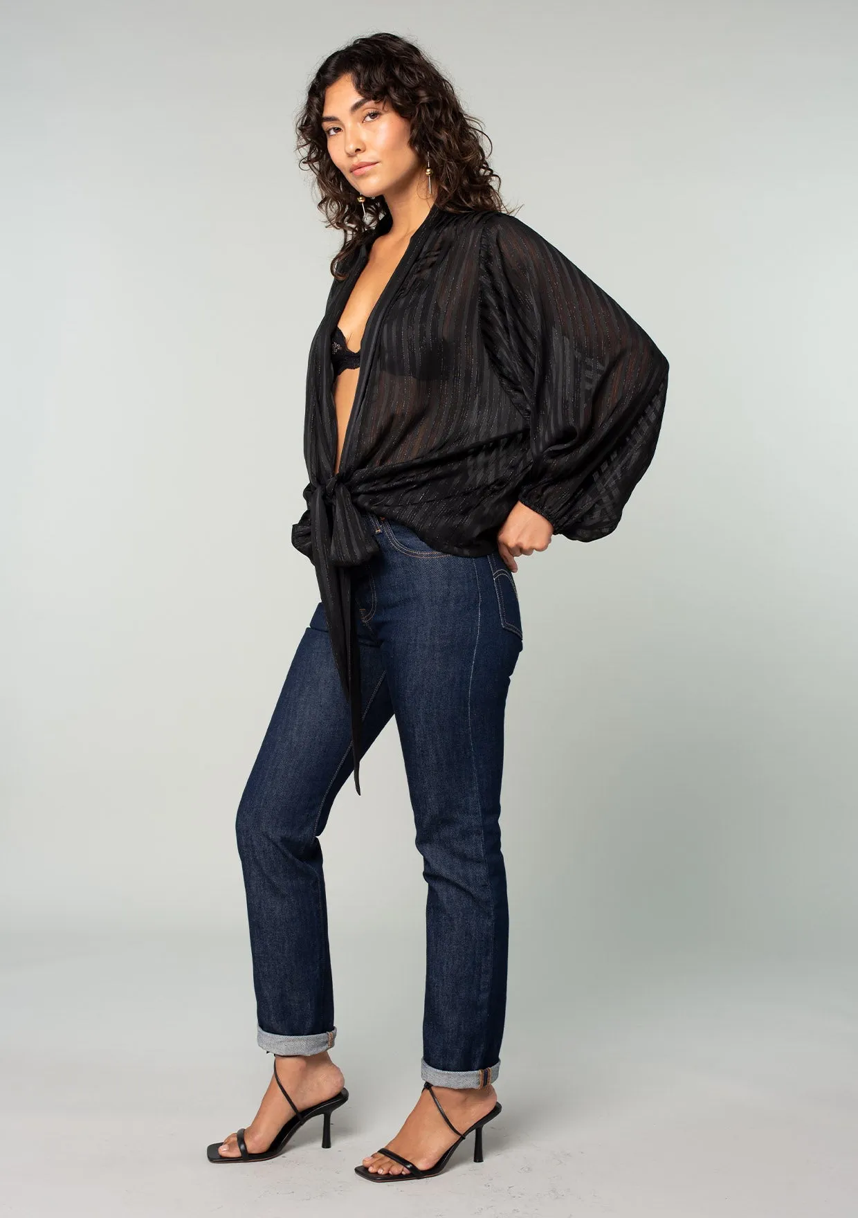 Midnight Magic Kimono Top