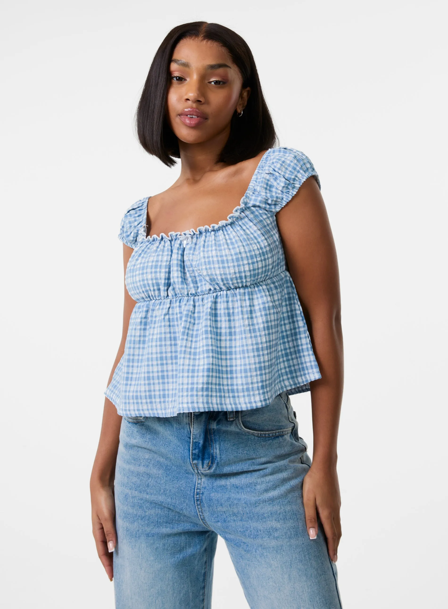 Milkmaid Crop Top