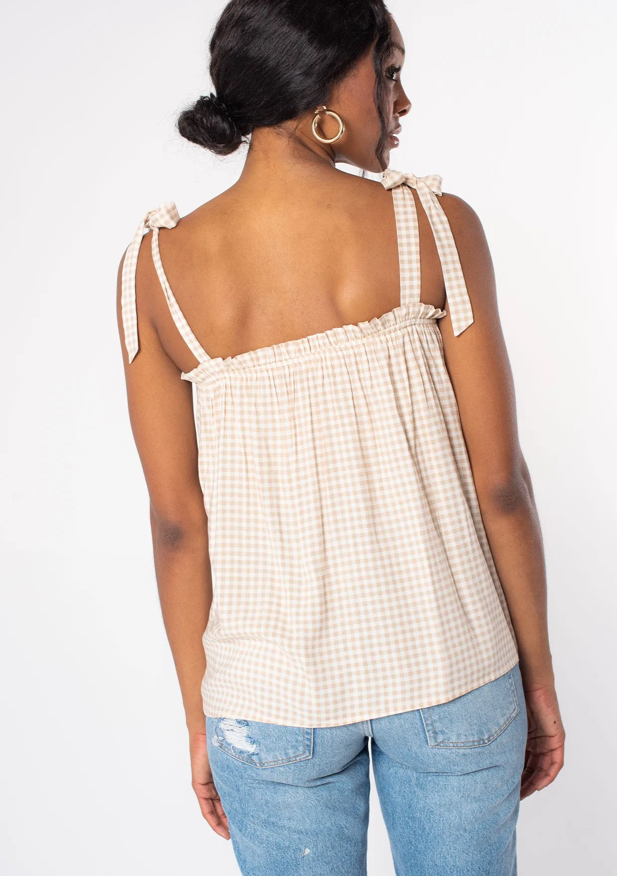 Milla Gingham Tank Top
