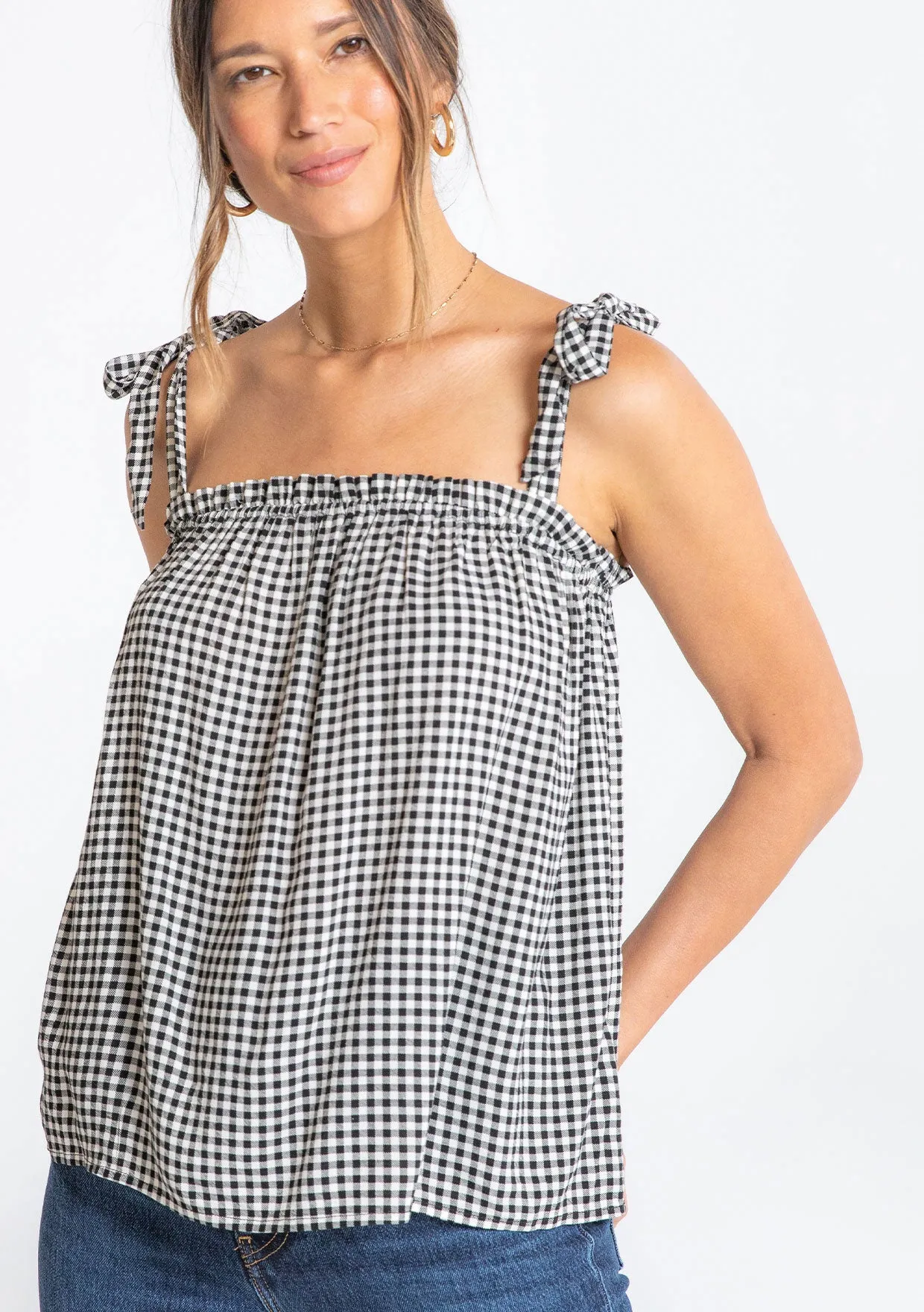 Milla Gingham Tank Top
