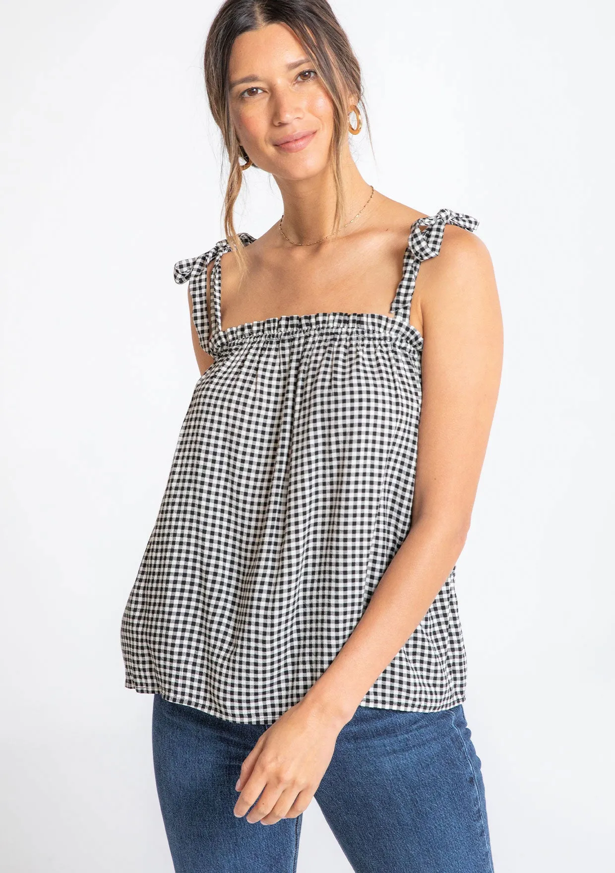 Milla Gingham Tank Top