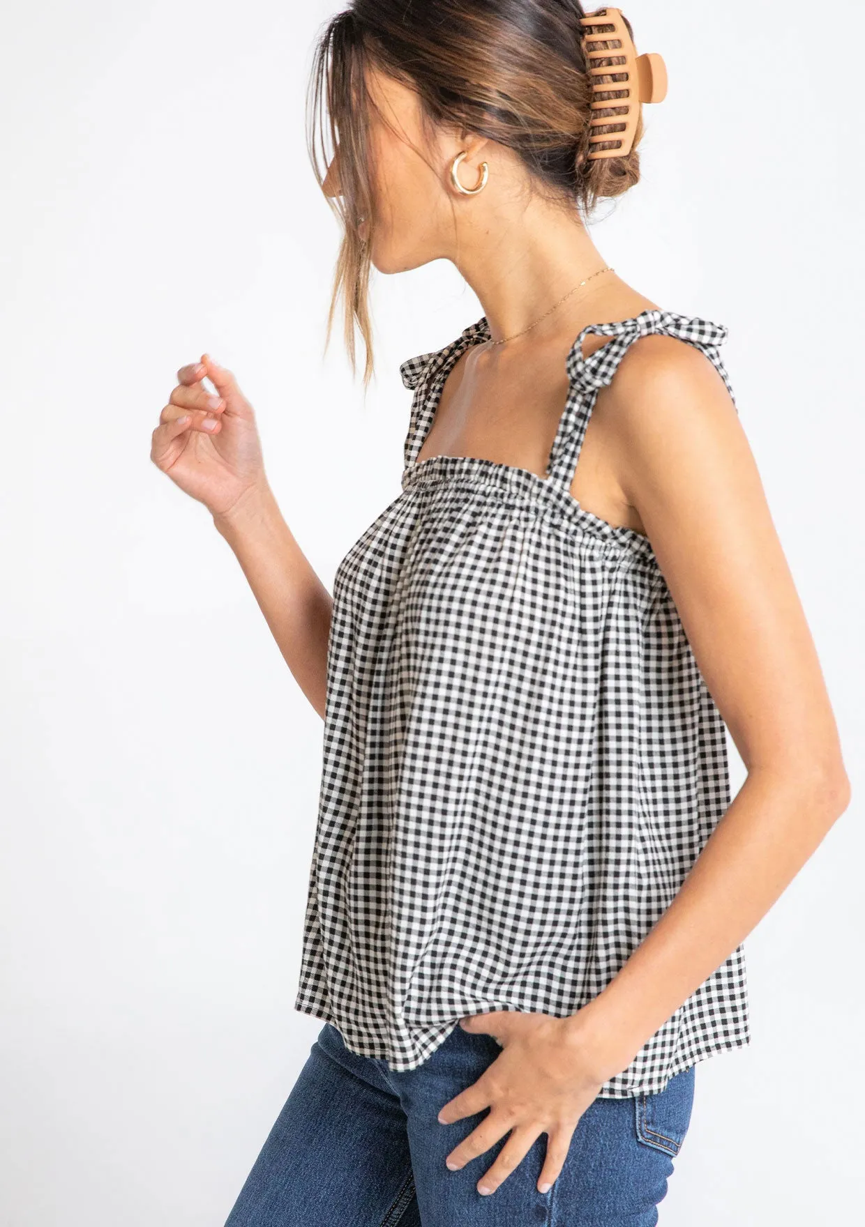 Milla Gingham Tank Top