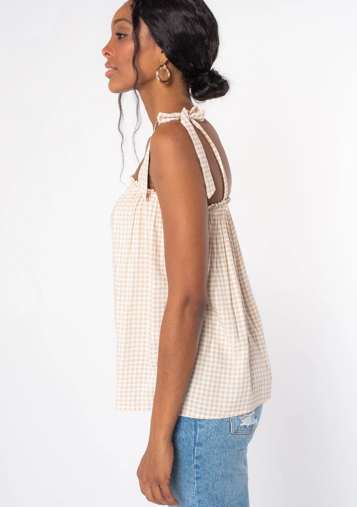 Milla Gingham Tank Top