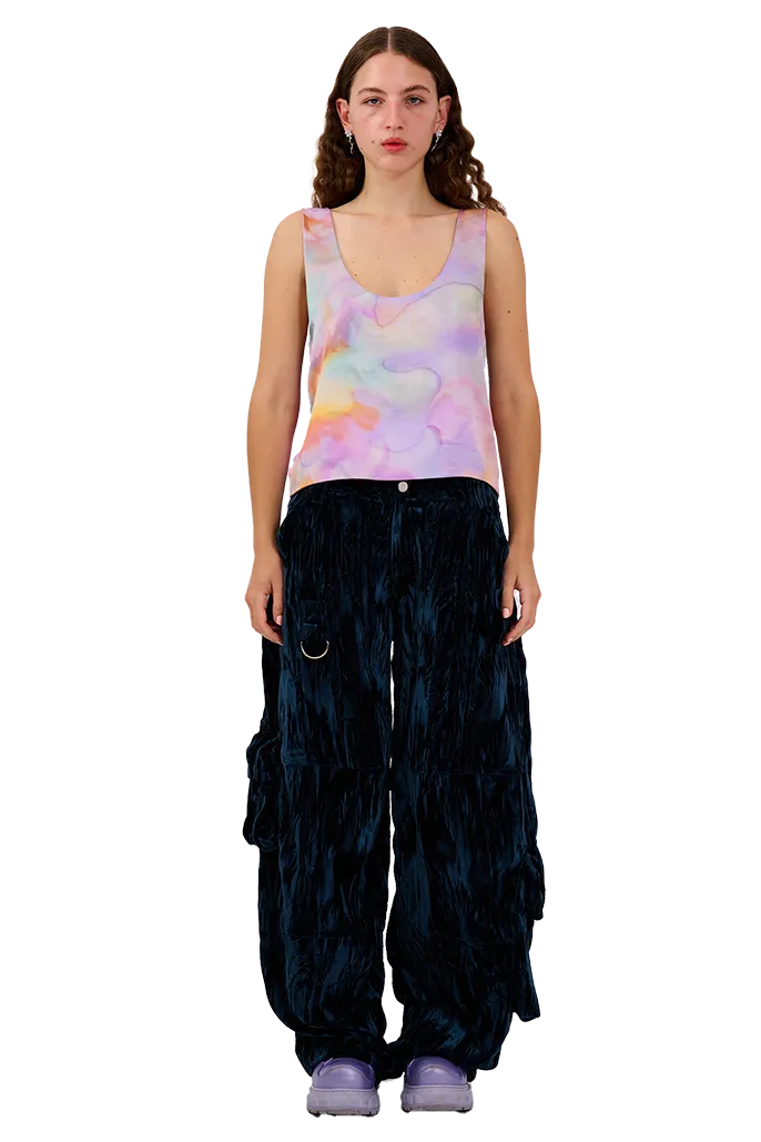 MOLTEN FLOWERS PINNY TOP