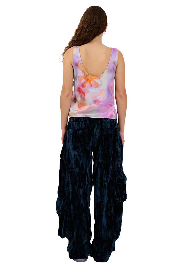 MOLTEN FLOWERS PINNY TOP