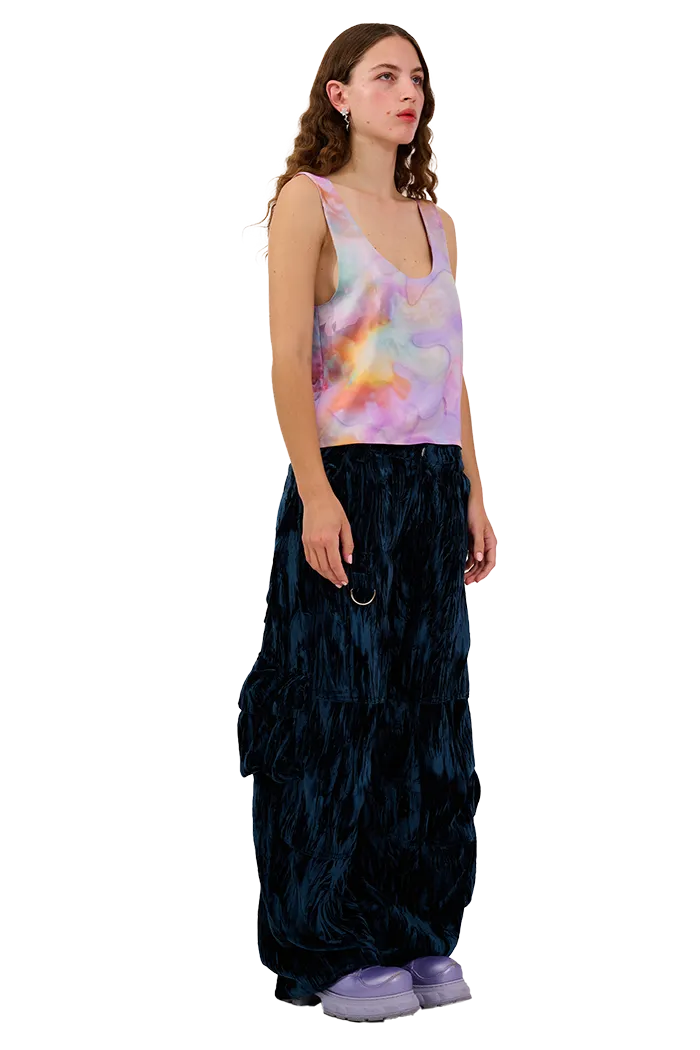 MOLTEN FLOWERS PINNY TOP