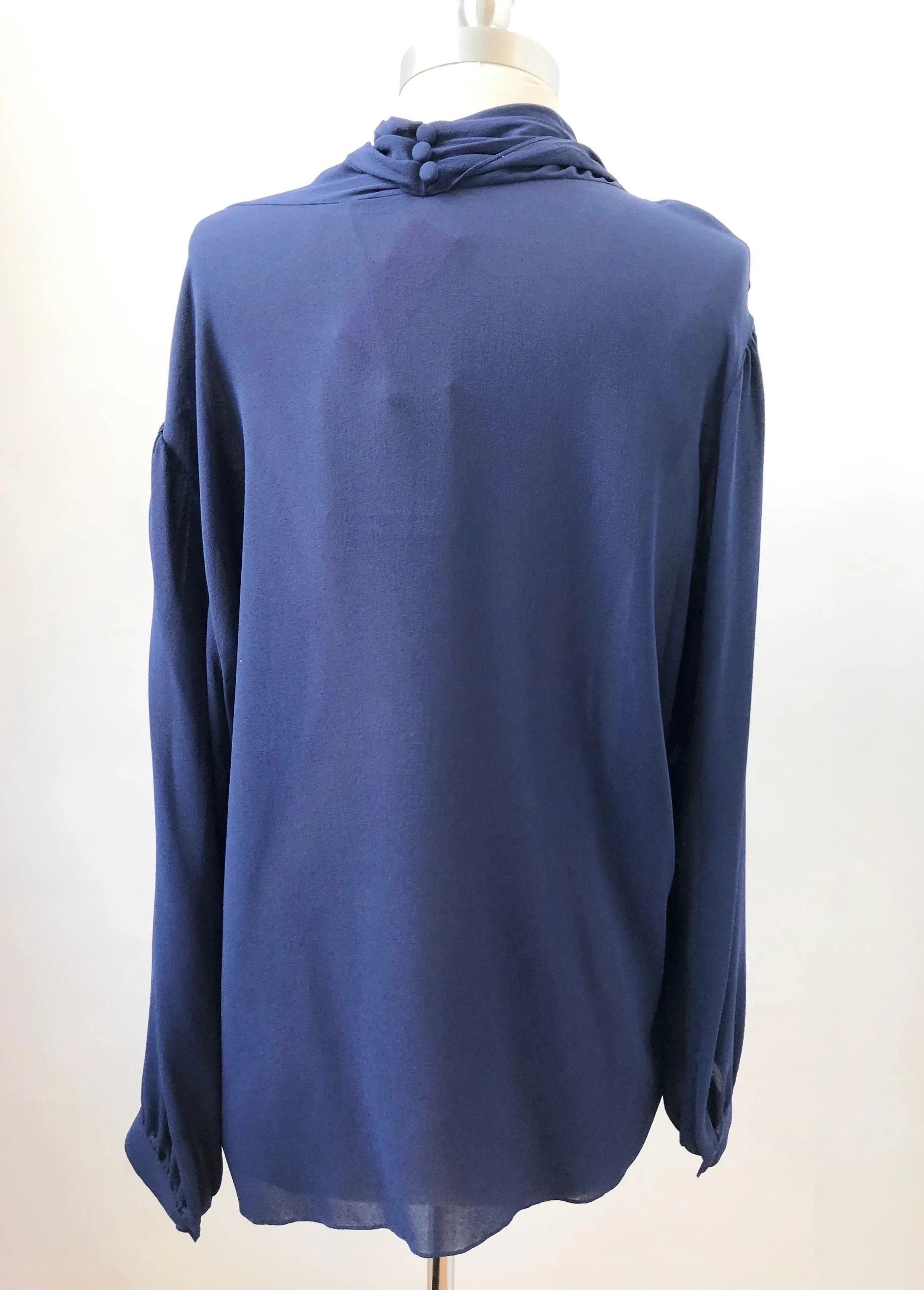 NEW The Row Silk Blouse Size L