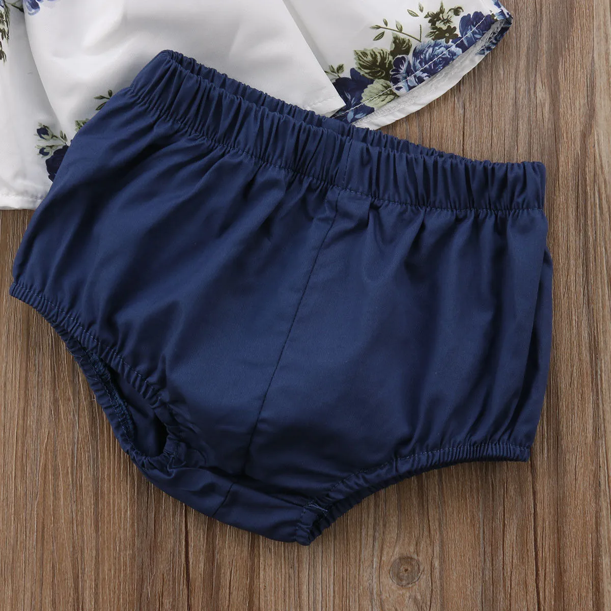 Newborn Infant Baby Girl Summer Floral Tops Dress Short Pants Outfits Clothes US