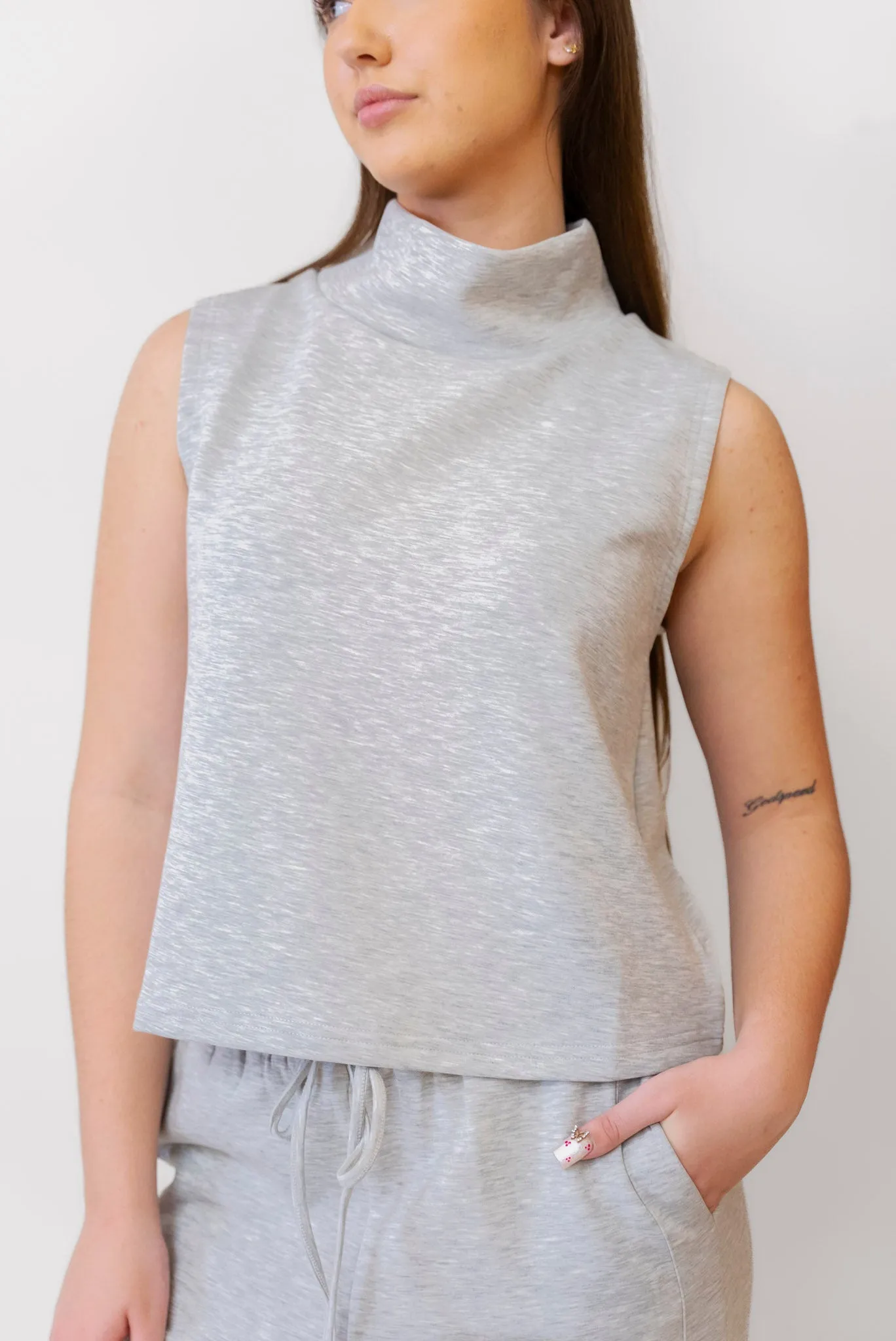 P. CILL Cowl Neck Sleeveless