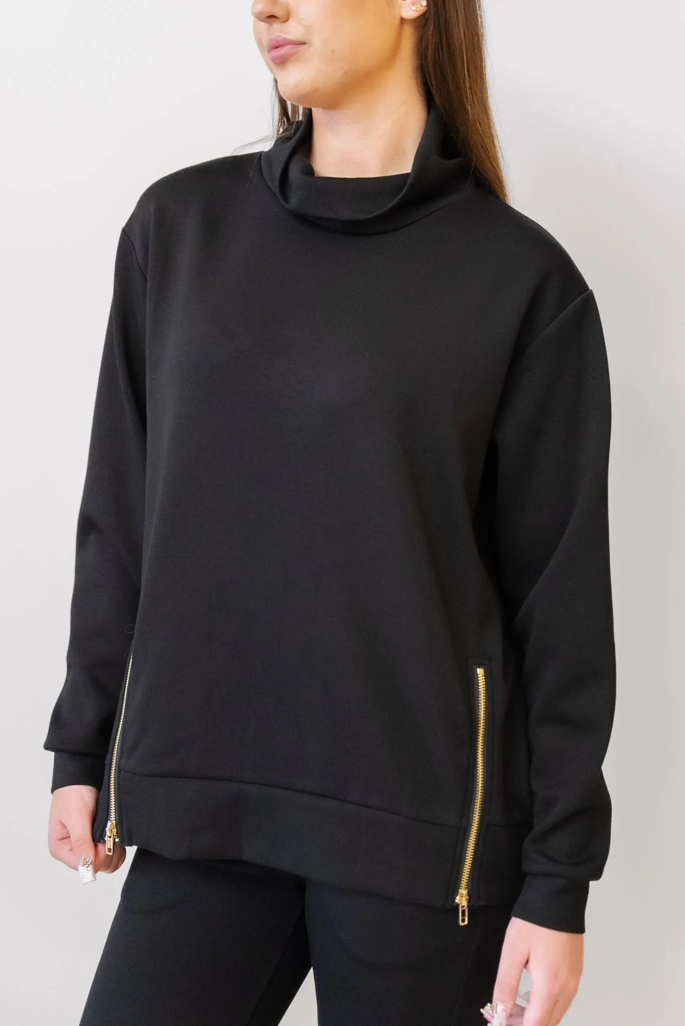 P. CILL Mock Neck Sweatshirt